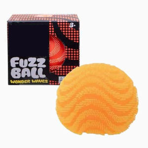 Fuzz Ball <b>Squishy</b> Stress Ball Soft Fidget Toy Plush Material for Face Design Anxiety Relief for Adults Hot Pink - Product Image 3