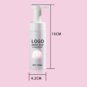 Maquillage quotidien <span class=keywords><strong>Nettoyant</strong></span> pour le visage Contrôle des pores et élimination des points noirs Huile nettoyante <span class=keywords><strong>Gel</strong></span> d'acides aminés végétalien pour <span class=keywords><strong>peau</strong></span> sèche et grasse - Product Image 6