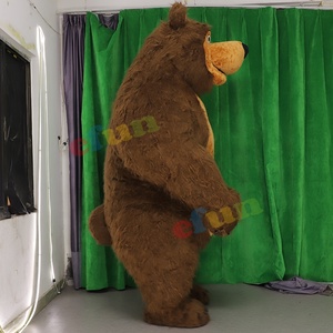 Efun MOQ 1 Pieza Disfraz <span class=keywords><strong>de</strong></span> Mascota Cosplay Personalizable <span class=keywords><strong>de</strong></span> Oso Pardo Gigante Inflable Caminante <span class=keywords><strong>de</strong></span> Dibujos Animados para <span class=keywords><strong>Halloween</strong></span> en Venta para Adulto - Product Image 6