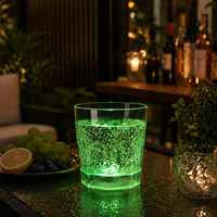 Farbwechselndes LED-Trinkglas Batteriebetrieben Ra80 100lm/W IP65-Zertifiziert für Hotel Bar Nachtclub Dekoration
