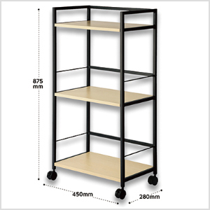 Supporto per stampante di vendita a caldo grande <span class=keywords><strong>3</strong></span> livelli per stampante da tavolo per <span class=keywords><strong>Computer</strong></span> carrello di stoccaggio-carrello di rotolamento con ripiano con ruote - Product Image 6