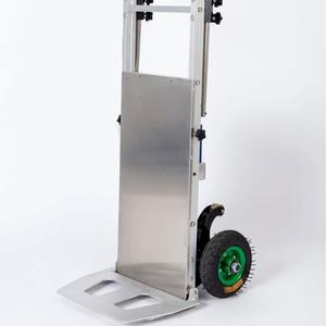 चीन एल्यूमीनियम लिथियम-आयन इलेक्ट्रिक क्लाइंबर सीढ़ी हाथ ट्रॉली कार्ट दो-पहिया क्लाइंबर सीढ़ी इलेक्ट्रिक हाइट लोड ट्रॉली कार्गो - Product Image 5