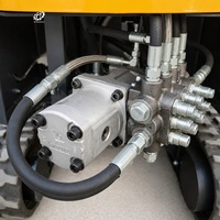 Livraison rapide, mini-excavatrice de 1 tonne, 2 tonnes, 3,5 tonnes avec cabine, moteur Kubota, CE EPA EURO5, machine compacte de terrassement