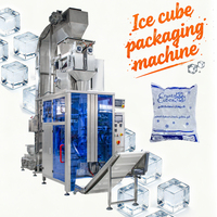 Machine d'emballage verticale à grande vitesse pour glaçons, machine de remplissage de glaçons de 1 à 5 kg, machine d'emballage verticale pour glaçons