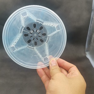 18cm <span class=keywords><strong>2022</strong></span> Phalaenopsis Contrôle <span class=keywords><strong>des</strong></span> Racines Pot de Fleur Transparent Respirant Plastique Semis Tasse pour Orchidée - Product Image 4