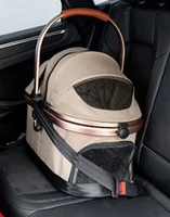 Poussette pliable pour animaux de compagnie en métal SBB C330L |   Détachable |   Chariot portable pour chats et chiens en extérieur