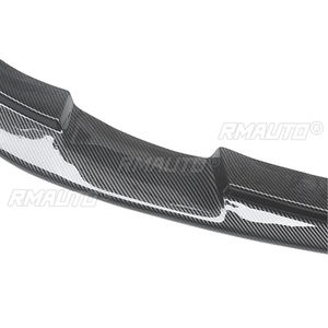 ลิ้นกันชนหน้ารถยนต์ 3 ชิ้น สำหรับ Chevy C6 Corvette 2005-2013 รุ่น Z06 ZR1 สไตล์คาร์บอนไฟเบอร์ สีดำเงา สีดำด้าน - Product Image 3