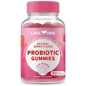 Ngon nhất công thức độc quyền Probiotic Gummies cho sức khỏe tiêu hóa cho người lớn và kidsvegan nhai Probiotics vitamin