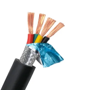 China manufacturer electrical pvc insulated tinned copper shielded control wire flame retardant power cable