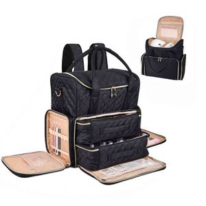 Sac de rangement robuste pour vernis à ongles, capacité 80 flacons, avec rangement pour lampe UV - Product Image 1