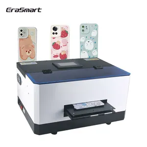 Erasmart Newest Wholesale A5 Mobile Cell Phone Case Printers App Operate System Easy DIY Smart UV Printer