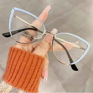 Wesee New Arrival Wholesale Fancy Eyeglasses Frames Women Acetate Glasses For Sale