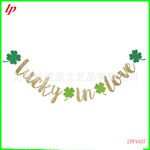 Lunettes vertes trèfle de Saint-Patrick, chapeau porte-bonheur, serre-tête décoratif, accessoires de fête irlandaise LPP4435 - Product Image 3
