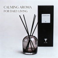 Diffuseur de parfum en verre minimaliste personnalisable de 200 ml, parfum durable et stable, application multi-scènes, vente en gros
