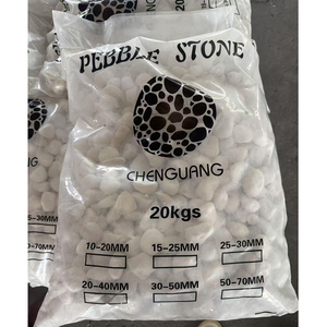 Piedras de Cristal de <span class=keywords><strong>Roca</strong></span> Blancas, Cuarzo <span class=keywords><strong>Blanco</strong></span>, Piedras de Mármol, Guijarros para Jardín, de China - Product Image 5