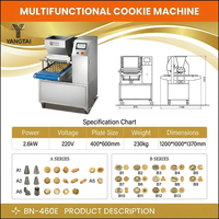 Machine à biscuits à trémie unique, machine commerciale de formage et de dépose de biscuits, machine à fabriquer des gaufrettes et des biscuits fortune shortbread