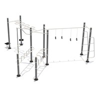 Air Walk Commercial, équipement de fitness avancé pour l'entraînement en plein air, parc de musculation, barre de singe, équipement de fitness pour l'exercice