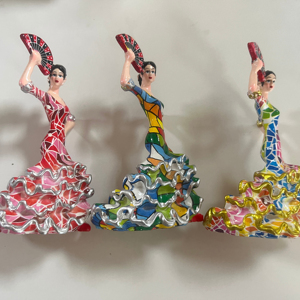 Artículos Decorativos con Mosaico de Flamenco de Barcelona, España, para Regalos de Recuerdo de Viaje - Product Image 1