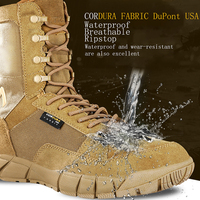 Chaussures de randonnée PTG pour hommes, bottes de combat montagne et désert, imperméables, respirantes, couleur coyote, hauteur haute, pour la chasse
