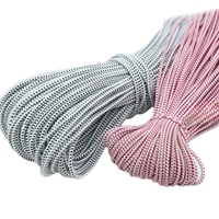 Stock coloré haute élastique 1-5mm Polyester Spandex Latex corde élastique