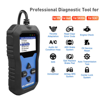 Lector de Códigos OBD2 Eléctrico con Soporte en Inglés para Diagnóstico de Todos los Sistemas, Reinicio de Aceite, EPB y TPMS - Herramienta de Diagnóstico para Automóviles de 12V