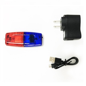 Lampe torche LED rechargeable haute luminosité en ABS, petite, pour course nocturne, sécurité, patrouille, épaule, avertissement de circulation - Product Image 2