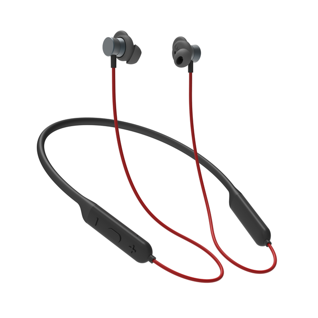 True Wireless Neckband Earphones with 10mm Drivers with BassUp Technology Foldable and Lightweight Blue Tooth V5.0 Headphones