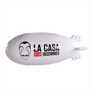 Dirigibile Gonfiabile Personalizzato in PVC con <span class=keywords><strong>Elio</strong></span>, Pallone Gigante 5-7ft <span class=keywords><strong>x</strong></span> Oltre 10ft con Stampa Logo per Feste - Product Image 1