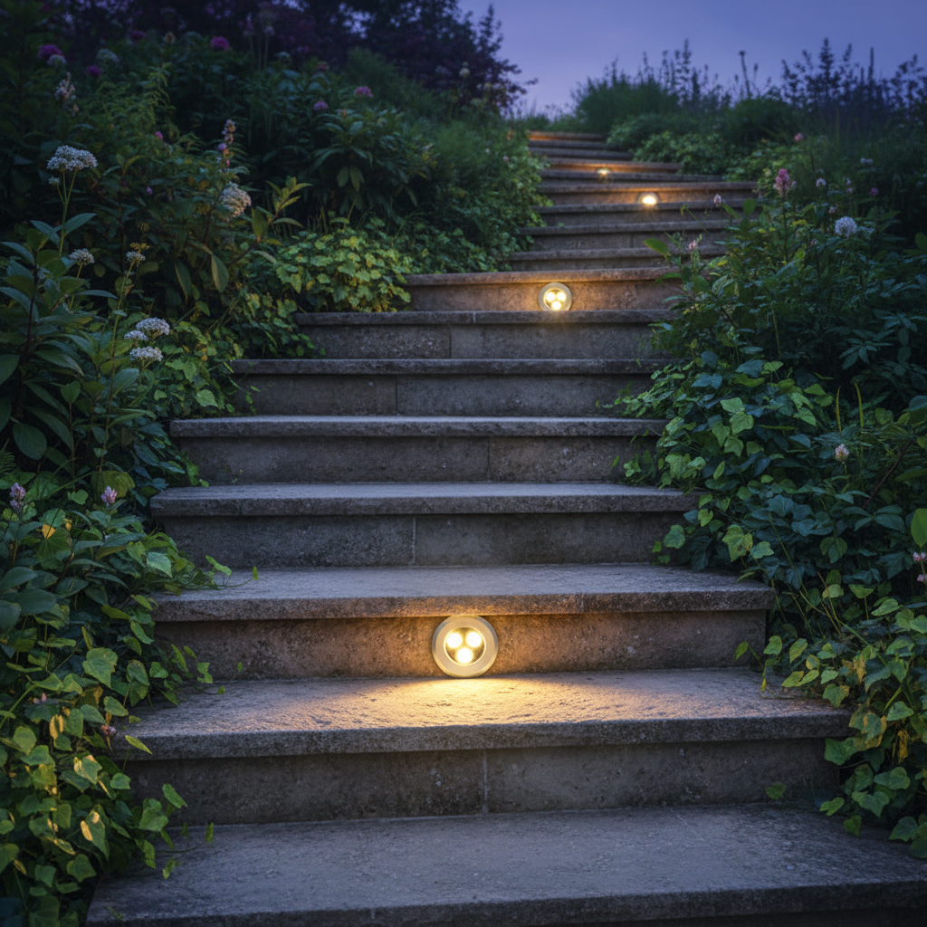 3W Round Inground IP68 Waterproof 12V RGB LED Stainless Steel Landscape Swimming Pool Lights