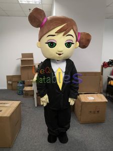 ชุดมาสค็อตสำหรับงานเลี้ยงการแสดงตุ๊กตาคนนำโชคเด็กผู้หญิงนำโชคแบบสั่งทำได้จากโรงงาน - Product Image 4