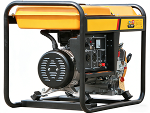 2.8kW Single Cylinder Open Frame <b>Generator</b> 110/220/230/380V Phase 50/60Hz 4 Stroke Recoil & Start - Product Image 4