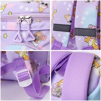 NOUVEAU Sac à dos de dessin animé de 12 pouces pour enfants de maternelle, sac à dos rond Labubu à ouverture facile, Mochila