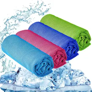 Mềm Thoáng Khí Chilly Cổ Yoga Golf Phòng Tập Thể Dục Cắm Trại Chạy Workout Mát Lạnh Khăn Sợi Nhỏ Ice Khăn Làm Mát Khăn