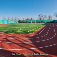 Revêtement de piste d'athlétisme extérieur en EPDM conforme à la norme EN 14877, épaisseur standard de 13 mm pour les clubs sportifs d'Amérique du Sud