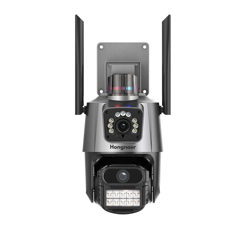 Großhandel 6MP Nachtsicht Outdoor Dual-Kameras Pan-Tilt-Sicherheit Smart AI Auto Tracking-Kamera Wireless Wifi Network IP-Kamera