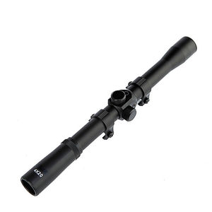 Lunette de visée tactique 4X20 <span class=keywords><strong>longue</strong></span> portée pour la chasse avec base de montage de 11 mm, grossissement 4x, lunette de visée pour l'extérieur - Product Image 1