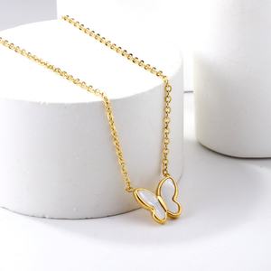 Collar de Mariposa de Múltiples Colores de Moda Personalizado al por Mayor de Ason, Collar con Colgante de Concha Colorida y Cadena Delgada, Joyería para Mujer - Product Image 4