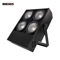 SHEHDS 4 yeux 400W COB LED Blinder Lumière de scène froide et chaude DMX512 COB pour Église et Théâtre