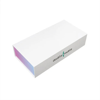 Boîte cadeau rigide magnétique personnalisée avec insert en mousse EVA, emballage pour produits électroniques, boîte en carton de luxe OEM