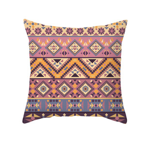 Astuccio cuscini in lino con stampa geometrica Vintage INSHARE 45x45cm cuscini geometrici <span class=keywords><strong>etnici</strong></span> multicolori retrò - Product Image 3