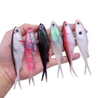 Umpan Lunak Ikan Berbentuk Ekor Garpu 35G 115MM, Terlaris, Berlapis Timbal, Umpan Jarak Jauh, Untuk Memancing Laut dari Kapal