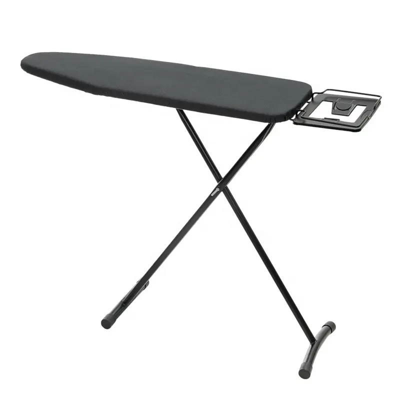 T-Leg Foldable Metal Clothes Ironing Board Standing Type with 5 Adjustable Height