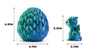 Giocattoli Stampati in 3D in PLA, Figure di Draghi e Uova, Decorazioni da Scrivania - Product Image 6