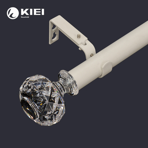 KYOK 24 pulgadas rústico Lucite cortina postes pistas accesorios 28mm Bahía ventana tensión doble soporte para Silencioso <span class=keywords><strong>Gliss</strong></span> Accesorios - Product Image 1