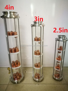 Plaque à bulles en cuivre rouge finition miroir/satiné de 2, 3, <span class=keywords><strong>4</strong></span>, 6, 8, 10, 12 pouces pour distillateur d'alcool et colonne de distillation - Product Image 4