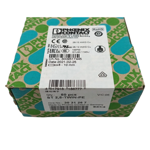 Penjualan paling laris Phoenix ST 2.5 kembar umpan melalui konektor kawat Spring-cage Promosi konektor blok Terminal Oem - Product Image 2