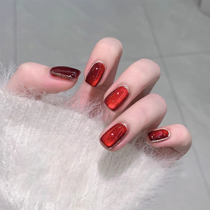 AILANUO Serie de Esmaltes de Uñas en Gel Efecto Ojo de Gato, 6 Colores Rojos, 15 ml, Removedor de Esmalte en Gel Efecto Ojo de Gato, Libre de TPO y HEMA, OEM ODM - Product Image 3