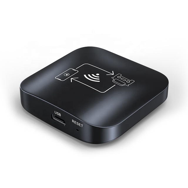 Factory Price Portable Wireless AI Box Adapter Dongle Android Auto Built-in GPS Multi-touch Screen Quad Core CPU