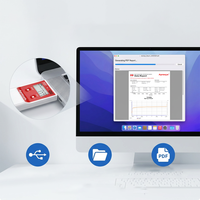 Registrador de Datos de Temperatura y Humedad USB Modelo PDF-L con Pantalla LCD, Funcionamiento Continuo a Largo Plazo