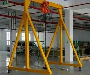Système de grue mobile à portique en acier portable avec capacité de 2/5/10 tonnes / Personnalisable pour les entrepôts / la construction - Product Image 2